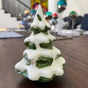 Vintage Ceramic Christmas Tree, FF Japan - 6"